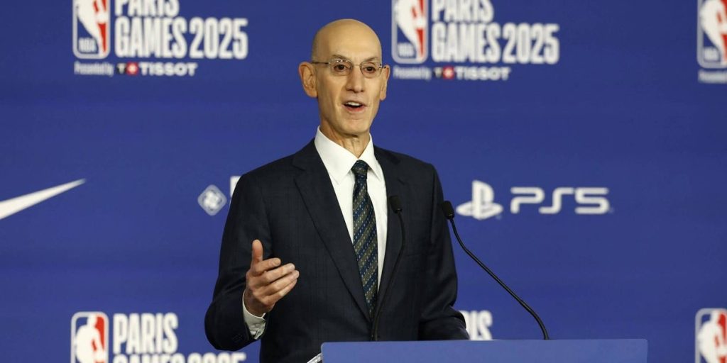Adam Silver meets with Real Madrid to discuss NBA’s Europe league venture