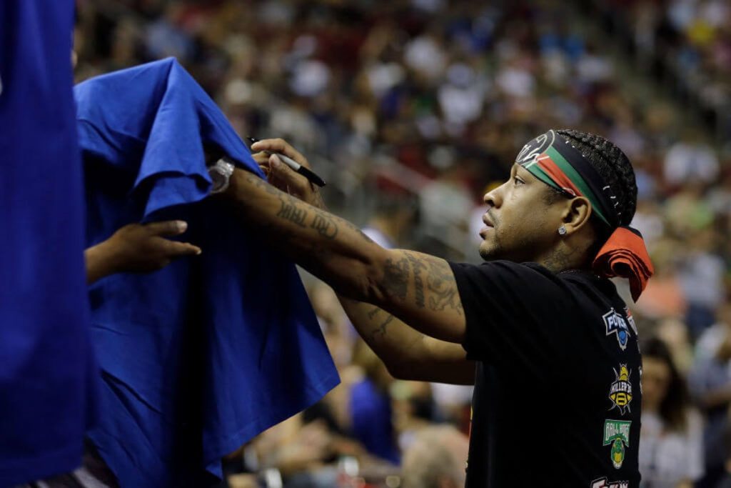 Allen Iverson isn’t writing about practice: What athletes won’t sign at The National