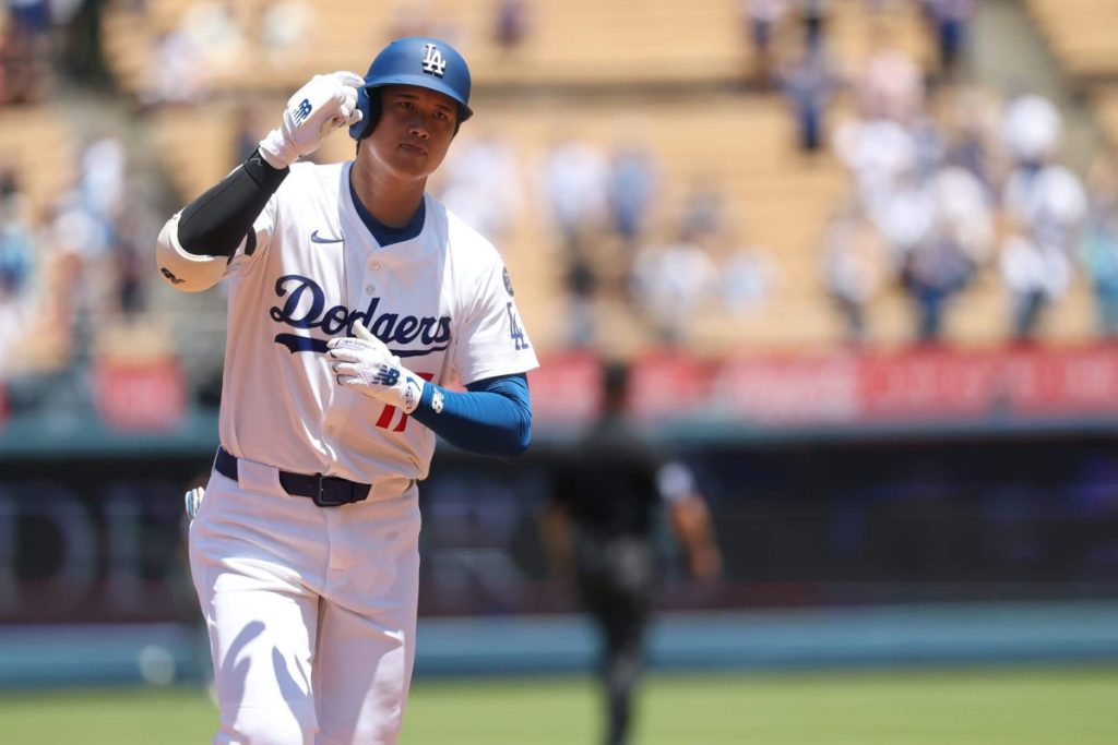 Dodgers’ Shohei Ohtani homers in career-best fifth straight game