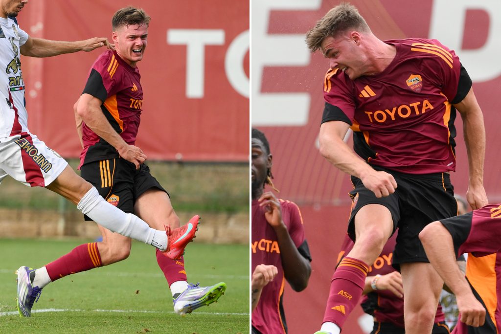 Evan Ferguson scores FOUR on Roma debut alongside World Cup winner as Italian giants win 9-0