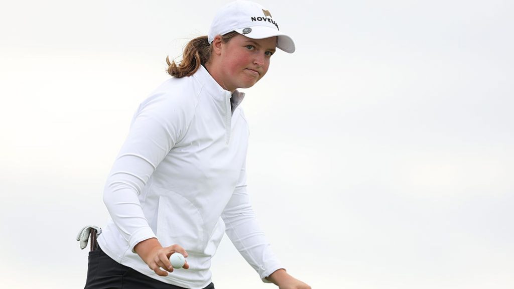 Lottie Woad carded a round of 67 at Dundonald links