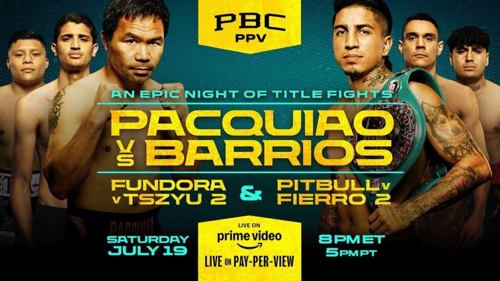 Pacquiao vs Barrios new poster