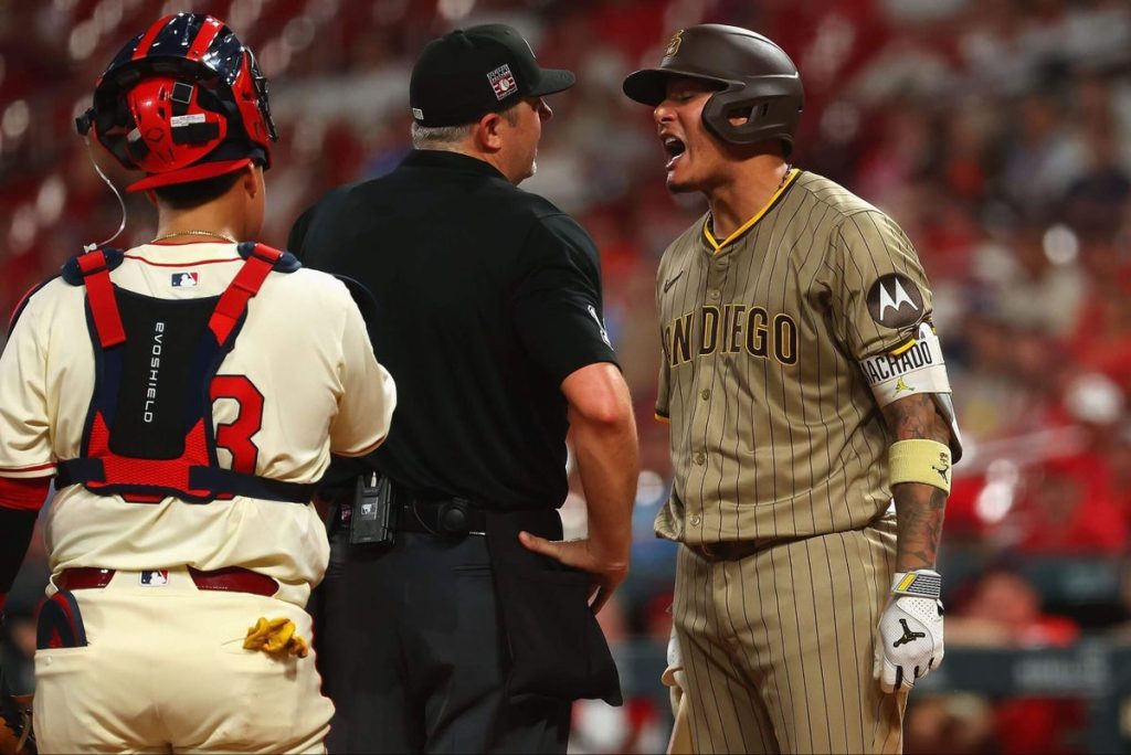 Padres, Cardinals clear benches for second straight game after unintentional hit-by-pitch