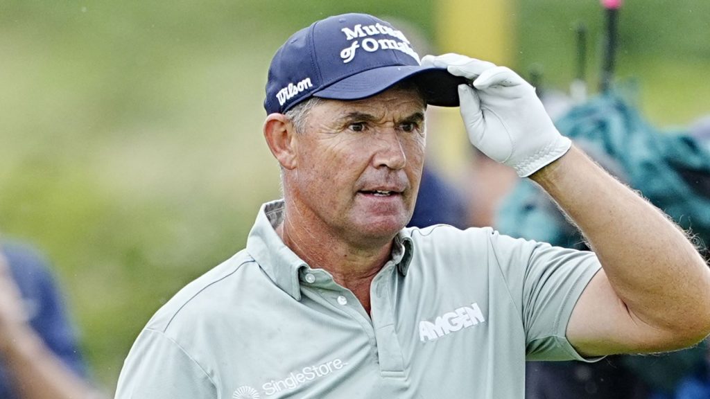Padraig Harrington leads the way at the Senior British Open