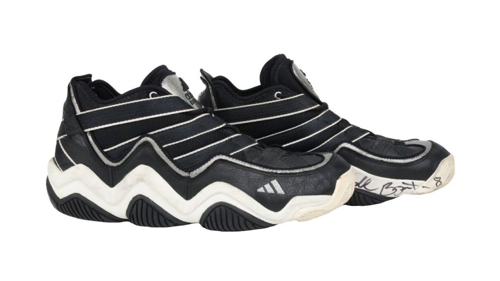 Sneakers from Kobe Bryant’s first career start sell for $240K Sneakers from Kobe Bryant's first career start sell for $240K