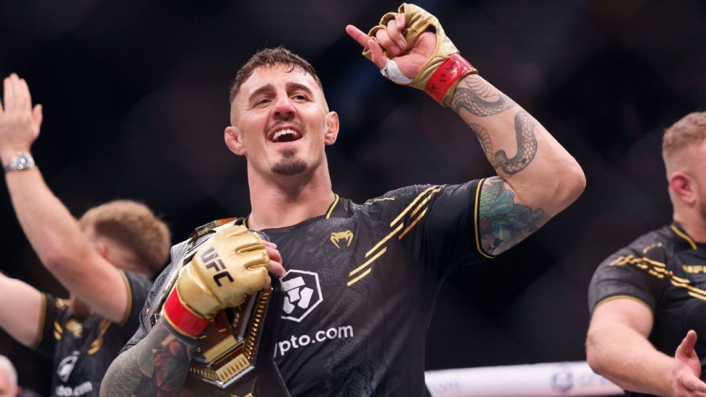 Tom Aspinall to defend UFC heavyweight title Oct. 25 vs. Ciryl Gane