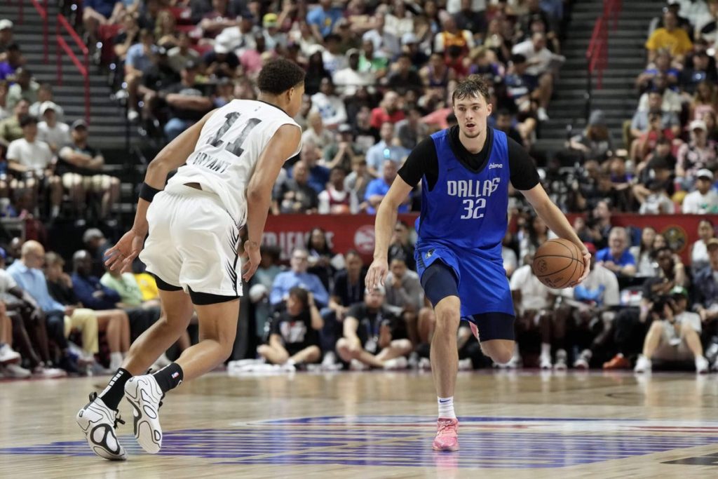 WATCH: Cooper Flagg at point guard? How Mavericks used No. 1 pick in NBA Summer League