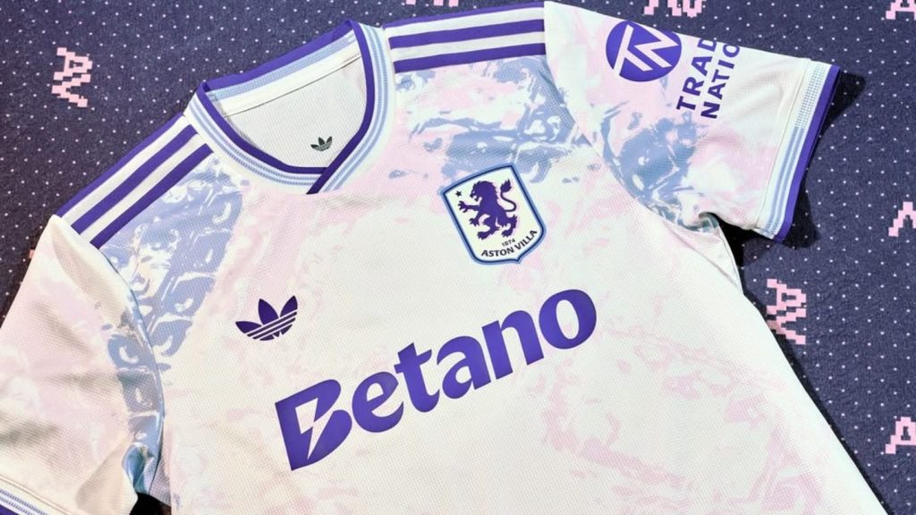 Aston Villa release stained glass-style 2025/26 third kit Aston Villa release stained glass-style 2025/26 third kit