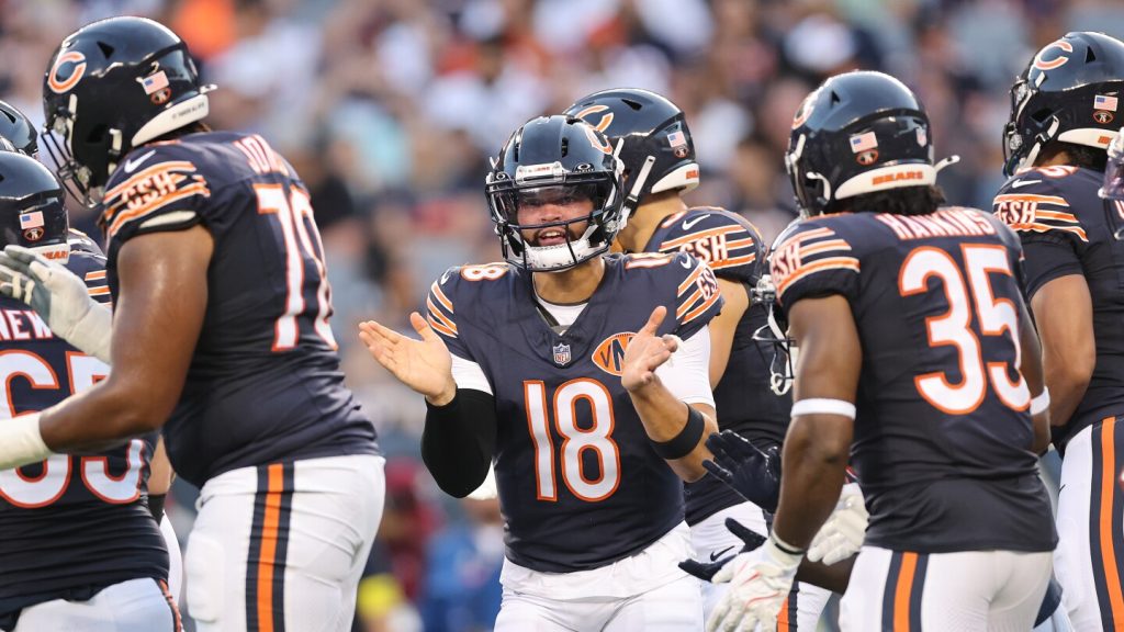 Caleb Williams leads Bears to a touchdown in first preseason action Caleb Williams leads Bears to a touchdown in first preseason action
