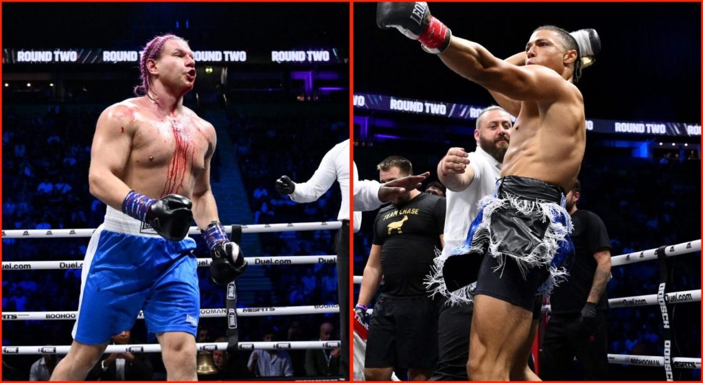 Chase DeMoor attacked by bloodsoaked rival after one punch prompts doctor stoppage in Misfits 22 grudge match