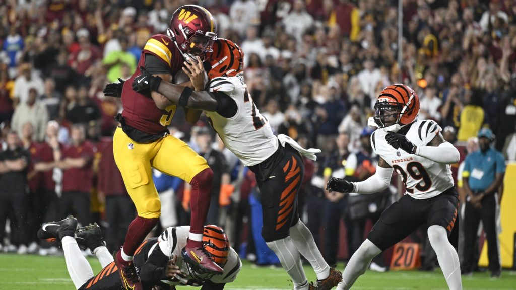 Dan Quinn was excited to see Deebo Samuel run, less so for Jayden Daniels Dan Quinn was excited to see Deebo Samuel run, less so for Jayden Daniels