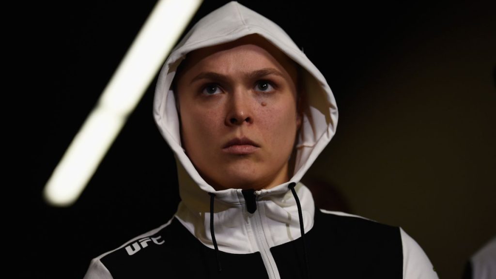 First Woman to Fight in UFC eyes Hall of Fame after PFL title win Ronda Rousey UFC walkout