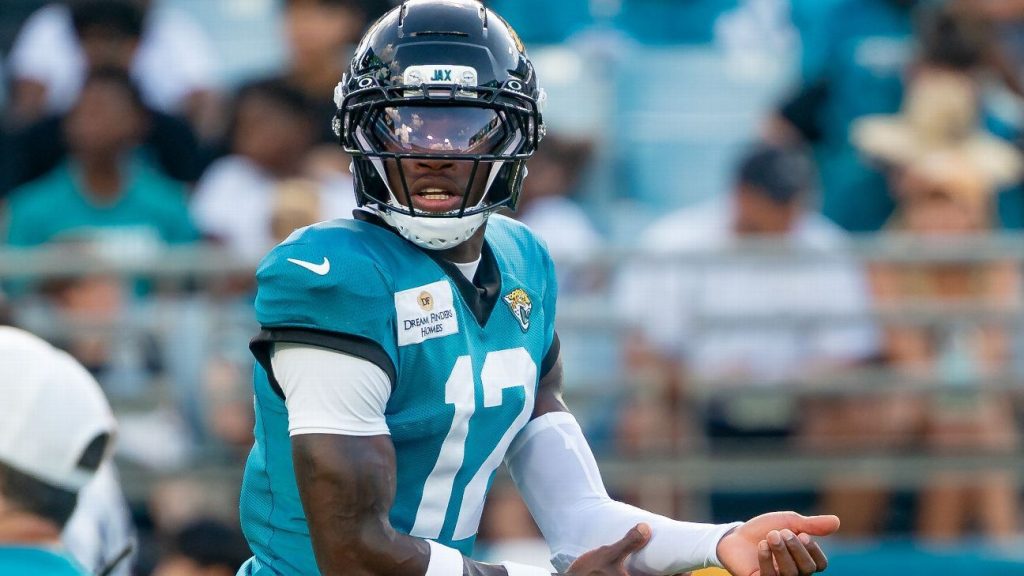 Jaguars' Travis Hunter may sit vs. Saints with upper-body injury