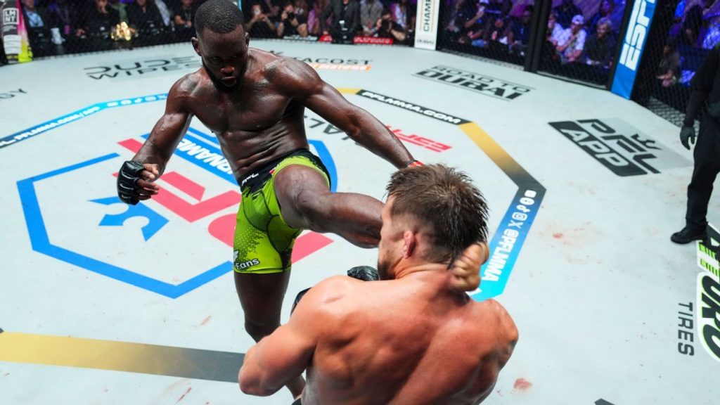 Like brother Leon, Edwards lands head-kick KO to win PFL title Like brother Leon, Edwards lands head-kick KO to win PFL title