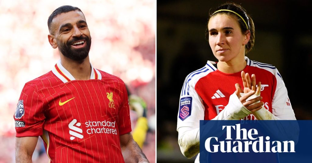 Prolific Salah and Caldentey rewarded with PFA player of the year awards | PFA Player of the Year awards