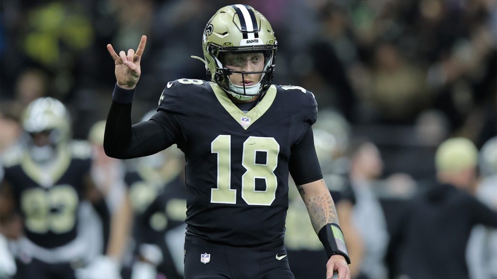 Saints' Spencer Rattler starting at QB is fantasy 'best-case scenario'