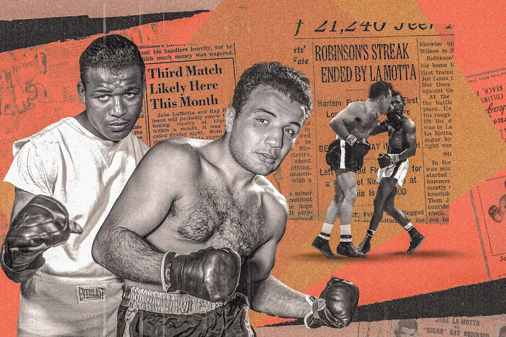 Sugar Ray Robinson, Jake LaMotta and the mob: How a fierce boxing rivalry wreaked havoc and heartbreak Download app from appStore