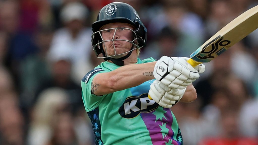 The Hundred: Jordan Cox blasts 10 sixes as Oval Invincibles set record total in win over Welsh Fire | Cricket News