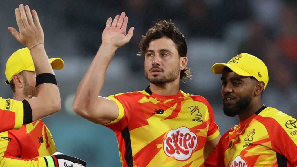 The Hundred: Trent Rockets reach men’s final after washout versus Northern Superchargers in wild Oval eliminator | Cricket News Marcus Stoinis, The Hundred,. Trent Rockets (Getty Images)