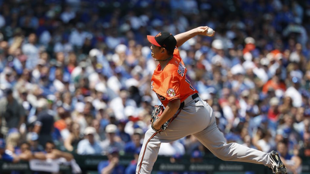 Tomoyuki Sugano earns 10th victory as Orioles outlast Mariners 5-3 after long rain delay Tomoyuki Sugano earns 10th victory as Orioles outlast Mariners 5-3 after long rain delay