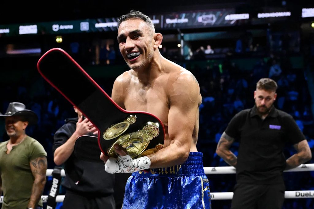 Tony Ferguson stops Salt Papi in major Misfits Boxing 22 upset to end nightmare losing streak Download app from appStore