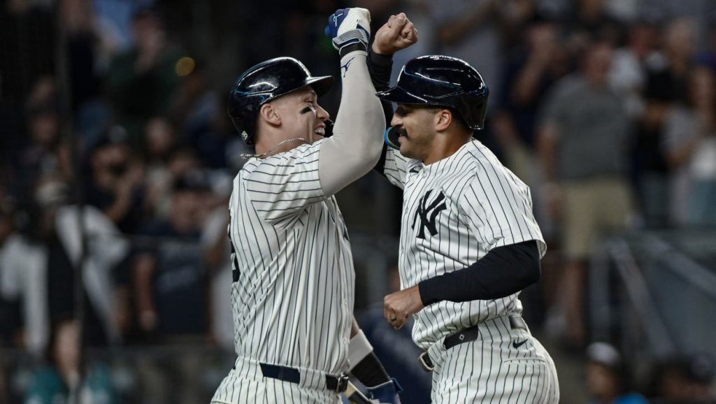Trent Grisham, Jazz Chisholm Jr. combine for four home runs in Yankees' 7-2 win over Red Sox Trent Grisham, Jazz Chisholm Jr. combine for four home runs in Yankees' 7-2 win over Red Sox