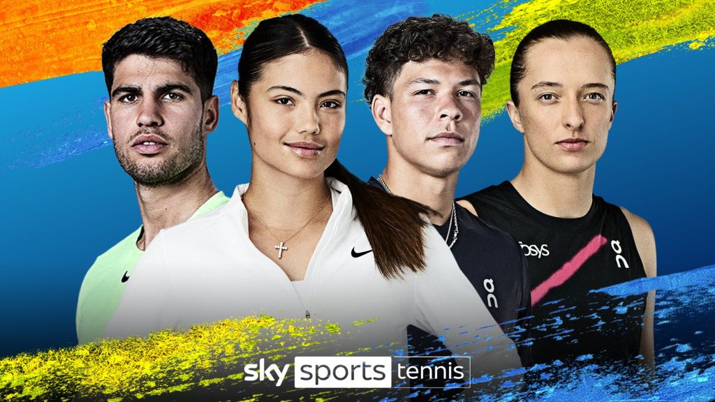 Carlos Alcaraz, Emma Raducanu, Ben Shelton, Iga Swiatek