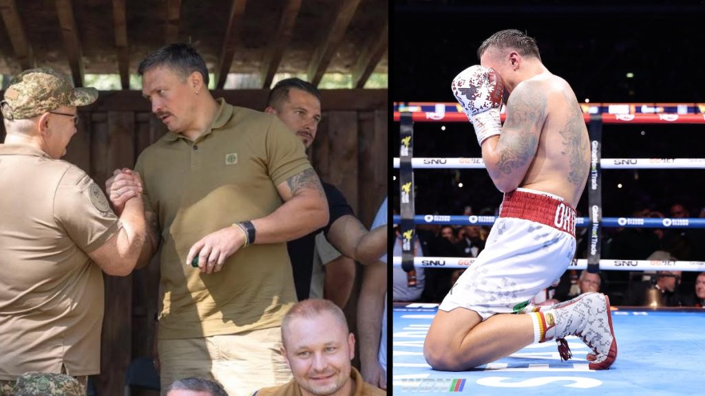 Usyk’s Secret Mission: The Champ’s Most Important Fight Usyk soldiers visit