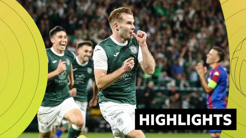 Watch the drama unfold as Hibs reach Conference League play-offs Chris Cadden