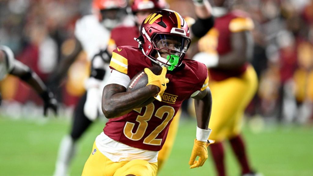 Would Commanders play Jacory Croskey-Merritt, trade Brian Robinson Jr.?