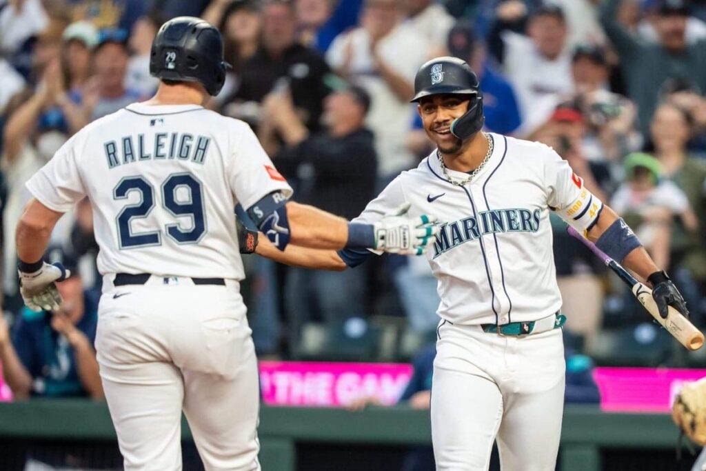 Behind Cal Raleigh’s 60th homer, Mariners clinch first AL West crown since 2001