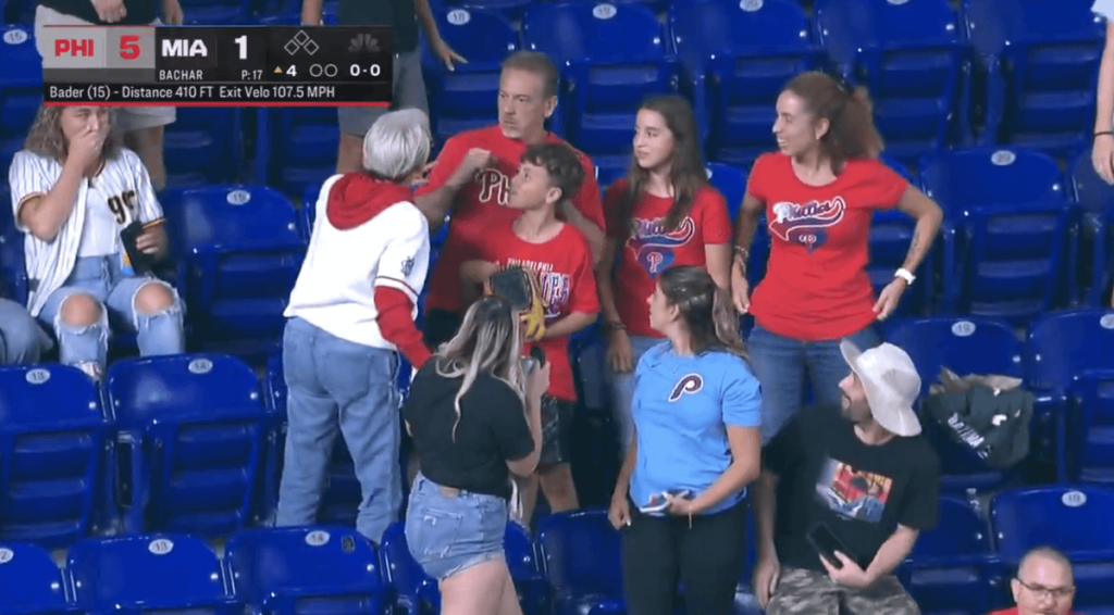 Company offers $5,000 for ball Phillies fan took from kid if it’s inscribed ‘I’m sorry’