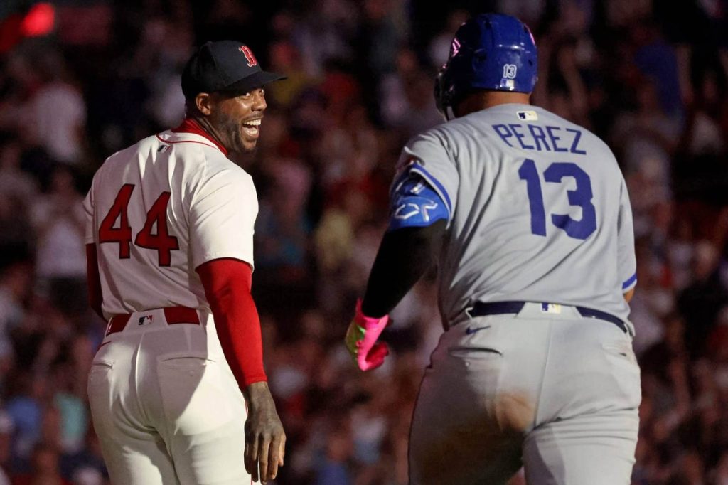 Eleven years ago, Salvador Perez hit a line drive off Aroldis Chapman’s face. It sparked a lifelong bond Eleven years ago, Salvador Perez hit a line drive off Aroldis Chapman’s face. It sparked a lifelong bond