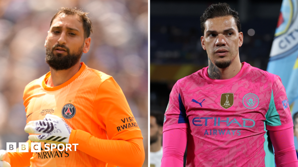 Man City: Gianluigi Donnarumma joins from Paris St-Germain as Ederson sold to Fenerbahce Alexander Isak arrives at Newcastle's St James' Park for a Premier League game last season