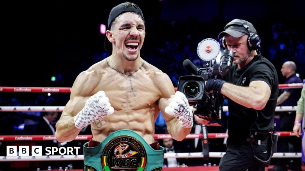 Michael Conlan celebrates