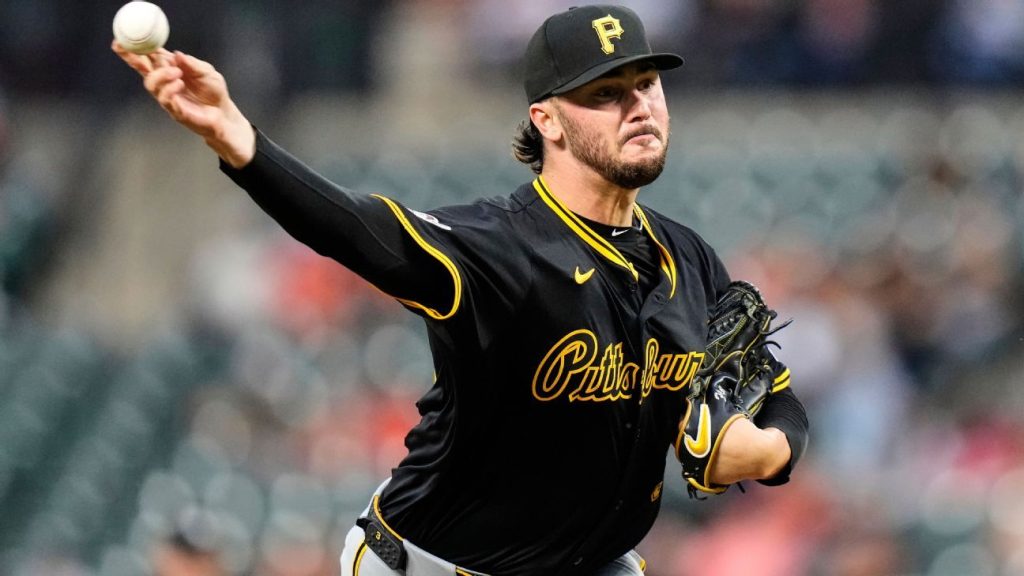 Paul Skenes tops 200 K's, throws 64 pitches in Pirates' loss