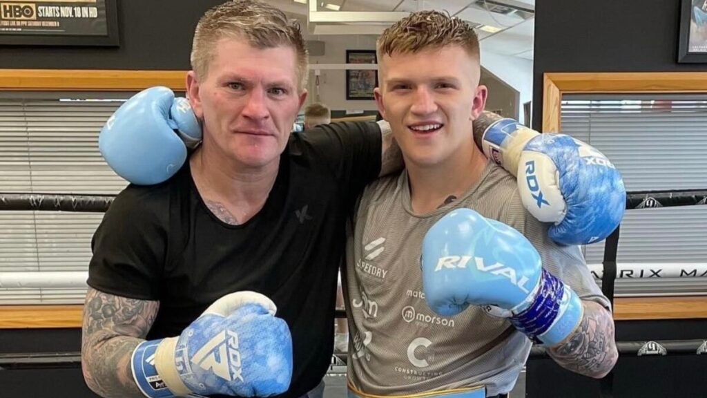 Ricky Hatton’s son Campbell finds solace in the gym after tragic loss