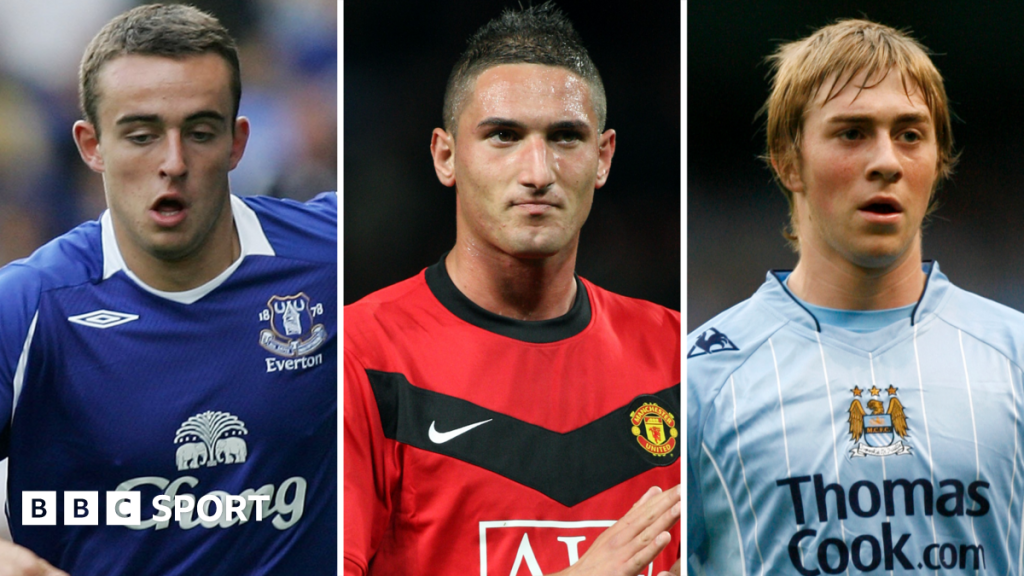 Jose Baxter, Federico Macheda and Michael Johnson