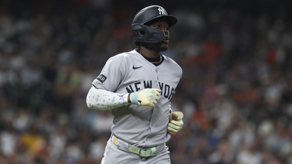 Yankees' Jazz Chisholm Jr. exits Saturday's game vs. Orioles after being hit by pitch