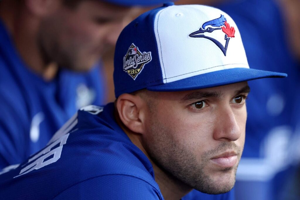 Blue Jays’ George Springer exits Game 3 after awkward swing in 7th inning Blue Jays’ George Springer exits Game 3 after awkward swing in 7th inning
