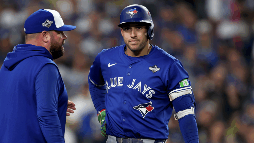 Blue Jays’ Springer leaves World Series Game 3 with injury Blue Jays' Springer leaves World Series Game 3 with injury