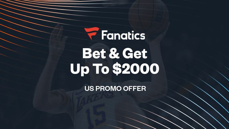 Claim Up To $2K FanCash If Your Bets Lose, Starting With Lakers vs Timberwolves Get up to $2,000 FanCash with Fanatics Sportsbook promo - no code needed! Bet on Lakers vs Timberwolves on Wednesday and earn FanCash on losses.