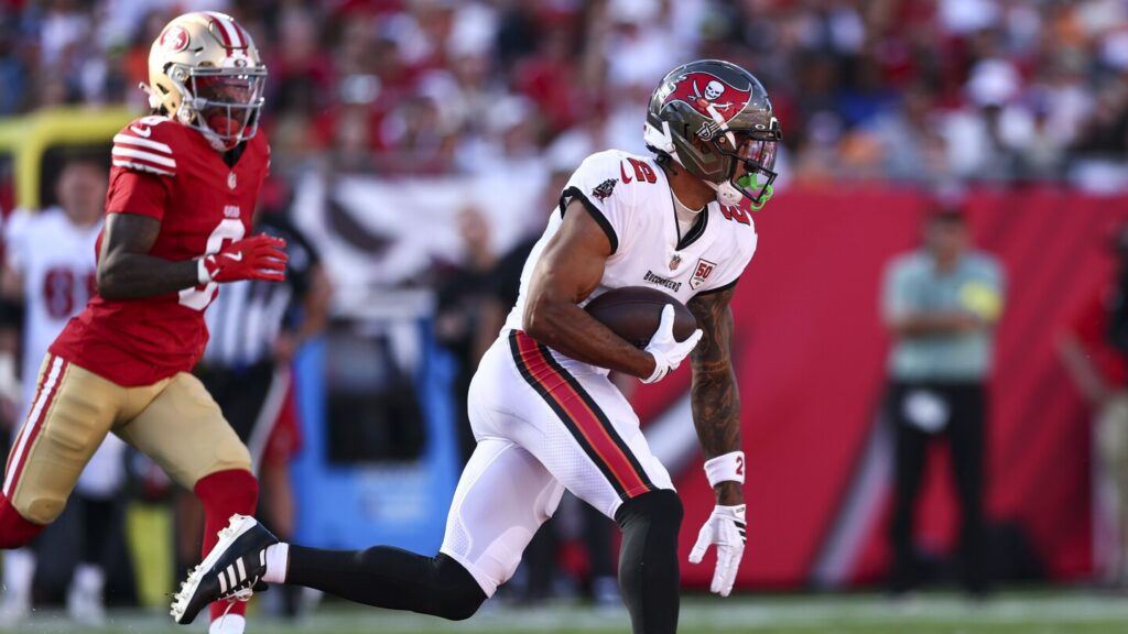 Emeka Egbuka will be a game-time decision Monday night Emeka Egbuka will be a game-time decision Monday night