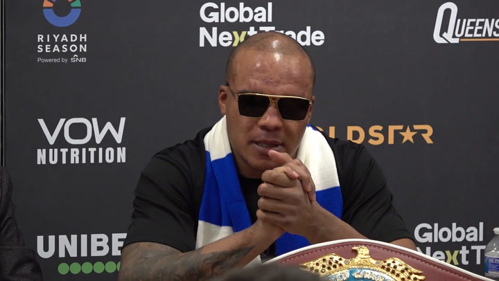 Fabio Wardley challenges Oleksandr Usyk to fight in his back garden | Sport Video Player Placeholder