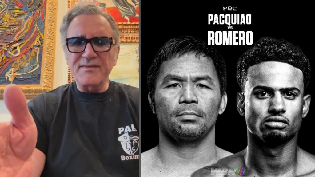 Frank Stallone Pacquiao Romero