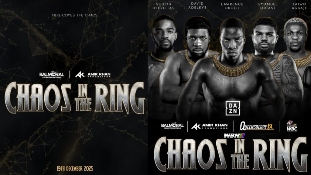 Heavyweights Okolie and Adeleye Ignite Amir Khan’s Lagos ‘Chaos II’ Heavyweights Okolie and Adeleye Ignite Amir Khan’s Lagos ‘Chaos II’