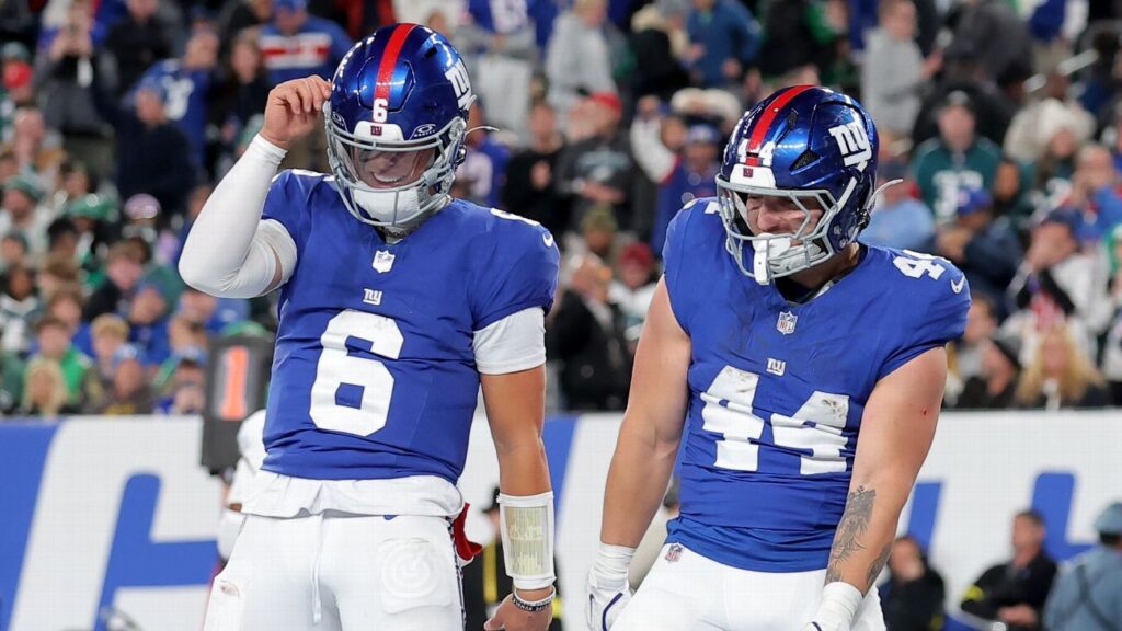 Jaxson Dart, Giants hope win over Eagles shifts narrative