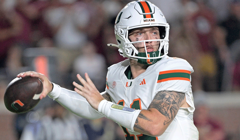 Louisville vs Miami Predictions – Early Picks & Odds for Week 8 Carson Beck Miami Hurricanes NCAA College Football