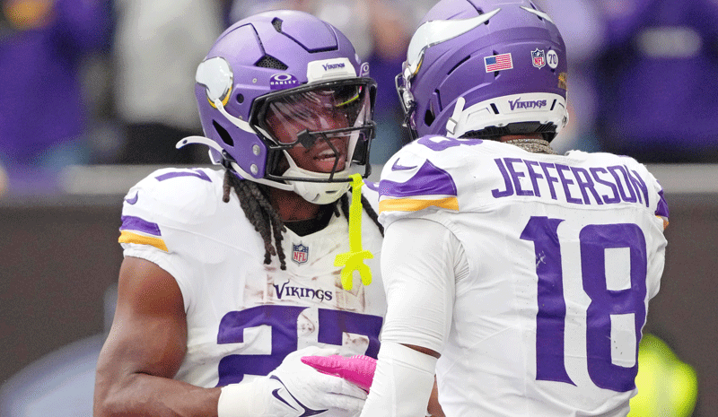 Opening NFL Week 7 Odds and Betting Lines: Vikes +2.5 vs. Eagles NFL Week 7 odds Jordan Mason Justin Jefferson Minnesota Vikings