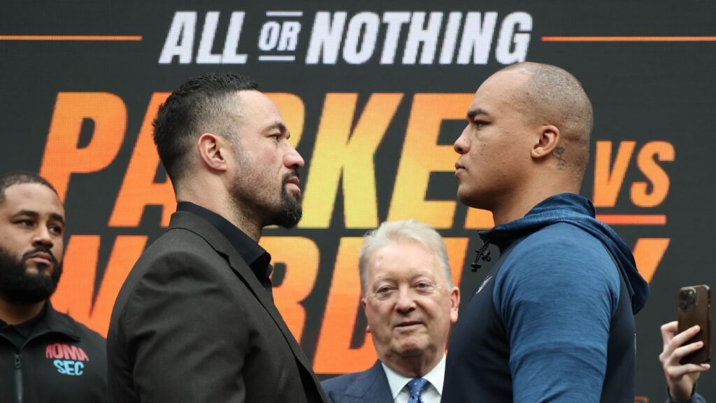 Parker 20 pounds heavier than Wardley for heavyweight bout Copy Link